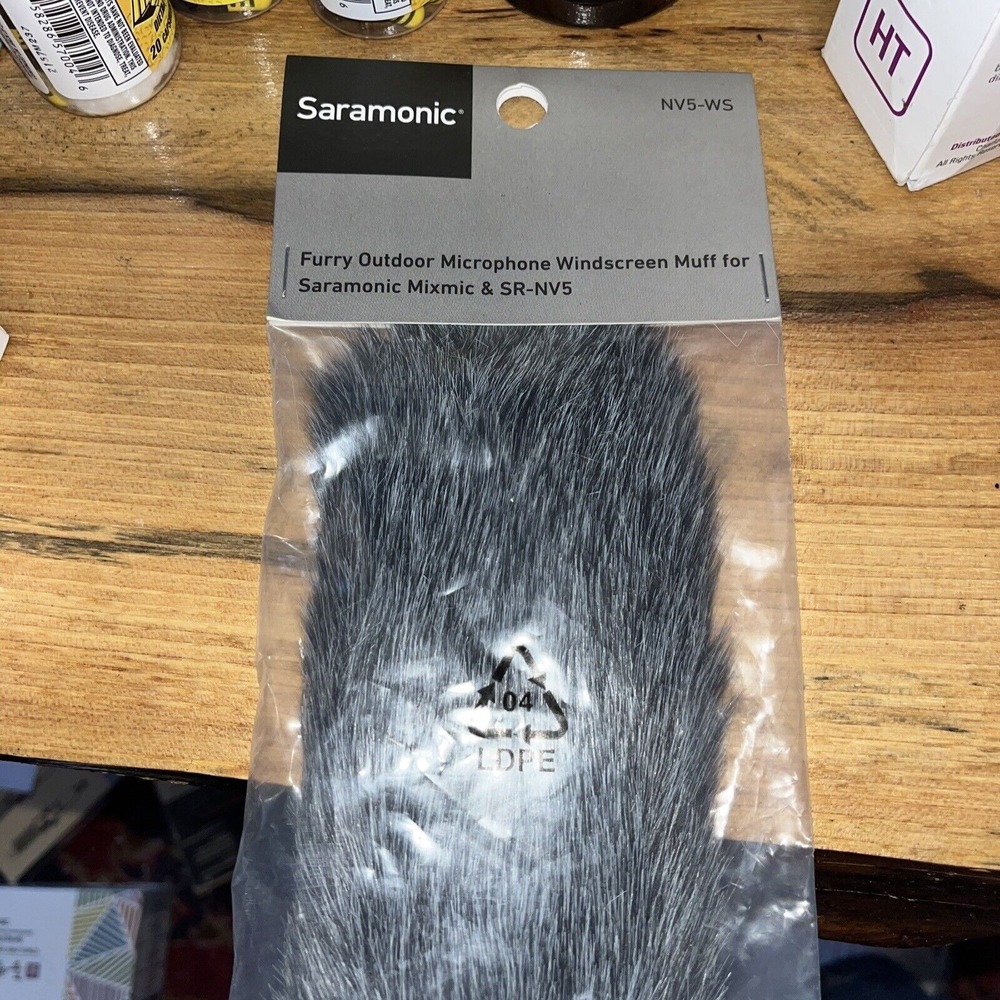 Saramonic Furry Outdoor Microphone Windscreen for‎ the MixMic NV5 Shotgun Mic